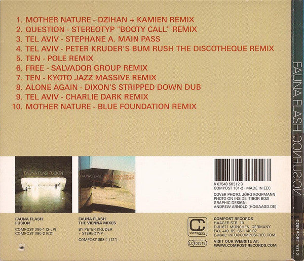 Fauna Flash - Confusion  - The Fusion Mixes (CD, Album) - Image 2