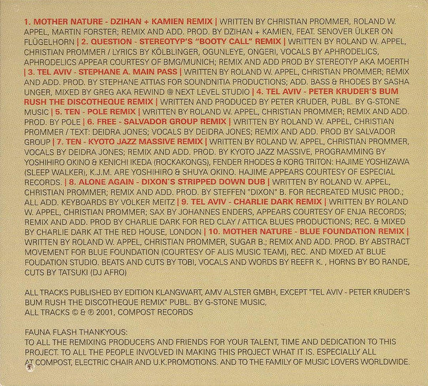 Fauna Flash - Confusion  - The Fusion Mixes (CD, Album) - Image 4