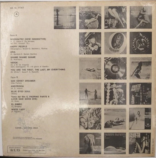 Fausto Papetti - 20ª  Raccolta (LP, Album) - Image 2