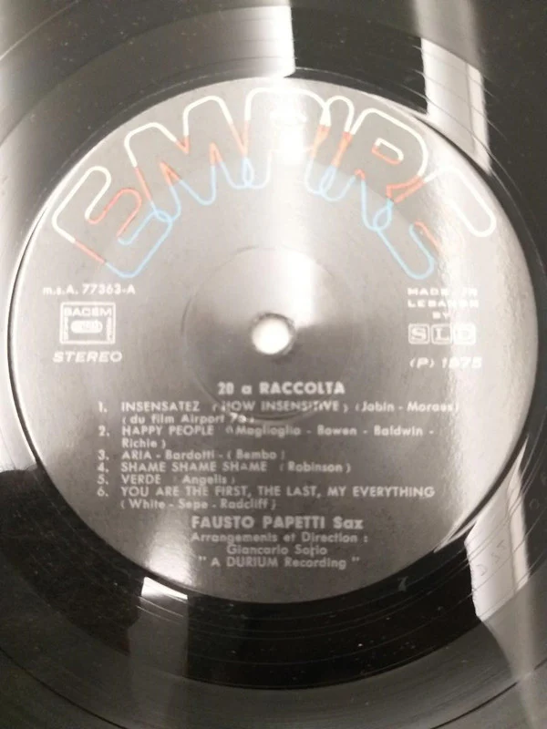 Fausto Papetti - 20ª  Raccolta (LP, Album) - Image 3