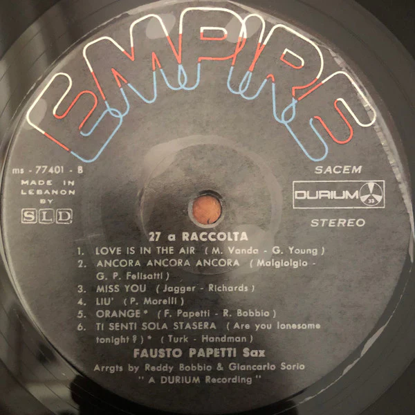 Fausto Papetti - 27ª Raccolta (LP, Album) - Image 4