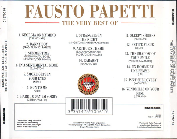Fausto Papetti - The Very Best Of (CD, Comp) - Image 3