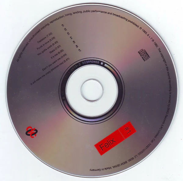 Felix - #1 (CD, Album) - Image 3