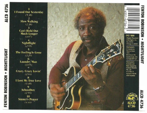 Fenton Robinson - Nightflight (CD, Album, RE) - Image 2
