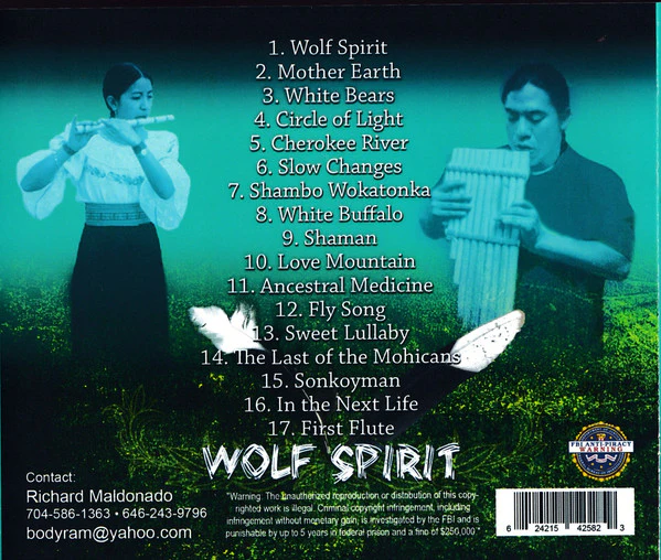 Fidel Vargas, Richard Maldonado, Wolf Spirit - Quilla (CD, Album) - Image 2
