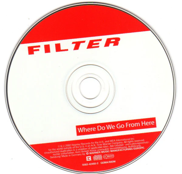 Filter (2) - Where Do We Go From Here (CD, Maxi) - Image 2