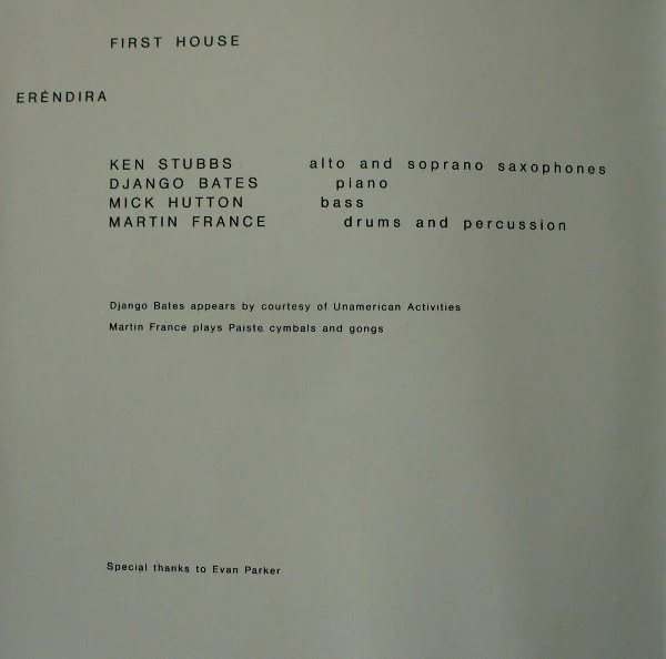 First House - Eréndira (CD, Album) - Image 4