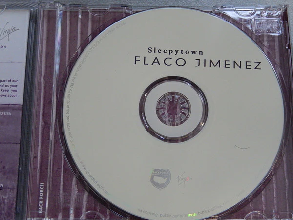 Flaco Jimenez - Sleepytown (CD, Album) - Image 3