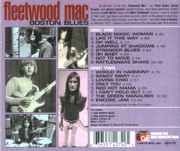 Fleetwood Mac - Boston Blues (2xCD, Album, RE) - Image 2