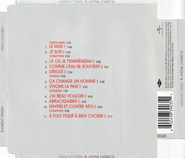 Florent Pagny - Abracadabra (CD, Album, Enh, Sup) - Image 2