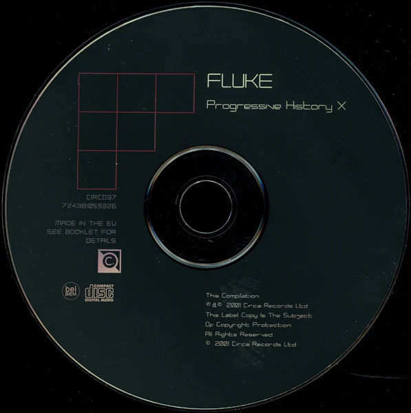 Fluke - Progressive History X (CD, Comp, RP) - Image 3