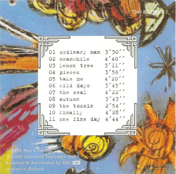 Fool's Garden - Dish Of The Day (CD, Album) - Image 2