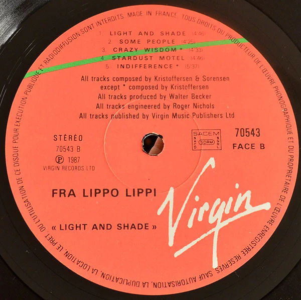 Fra Lippo Lippi - Light And Shade (LP, Album) - Image 4