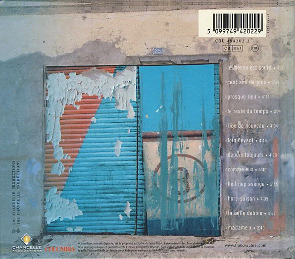 Francis Cabrel - Hors-Saison (CD, Album, Boo) - Image 5