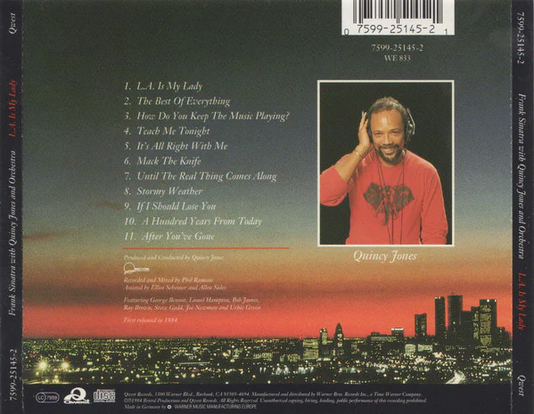 Frank Sinatra With Quincy Jones And Orchestra* - L.A. Is My Lady (CD, Album) - Image 2