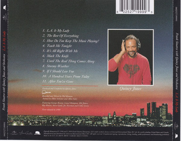 Frank Sinatra With Quincy Jones And Orchestra* - L.A. Is My Lady (CD, Album, RE, RM) - Image 2