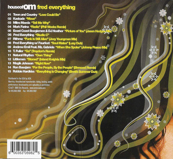 Fred Everything - House Of Om (CD, Mixed) - Image 3