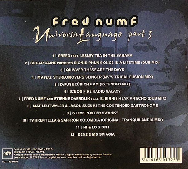Fred Numf - Universal Language Part 3 (CD, Comp, Mixed) - Image 2