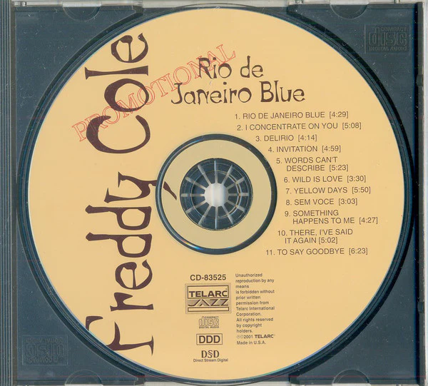 Freddy Cole - Rio De Janeiro Blue (CD, Album) - Image 3