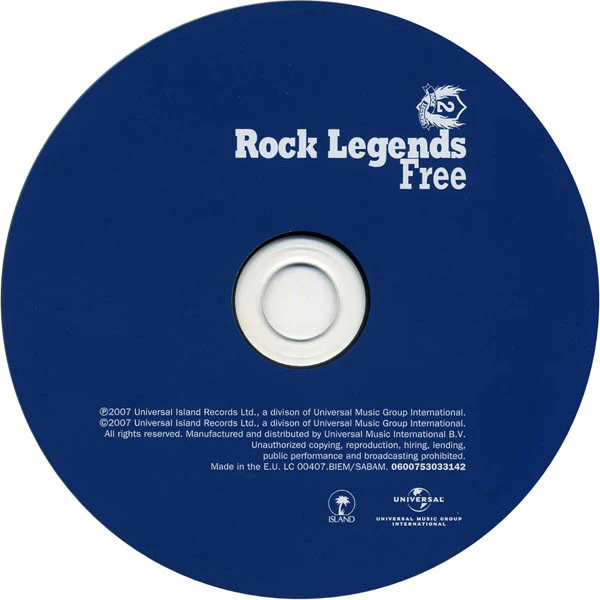 Free - Rock Legends (CD, Comp) - Image 2