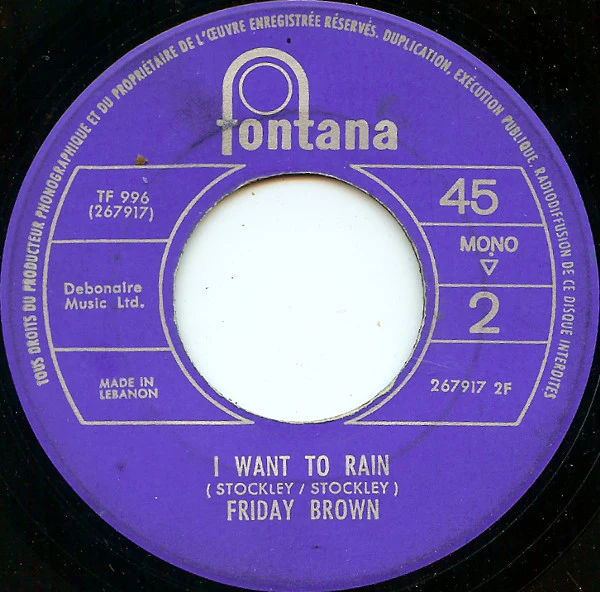 Friday Brown - Stand By Your Man (7", Mono) - Image 2