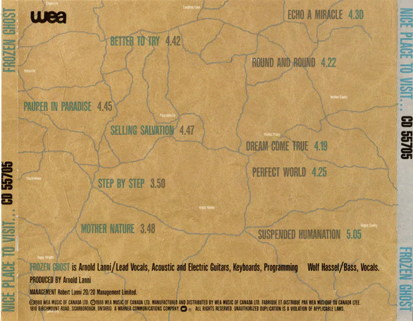 Frōzen Ghōst - "Nice Place To Visit"... (CD, Album) - Image 2