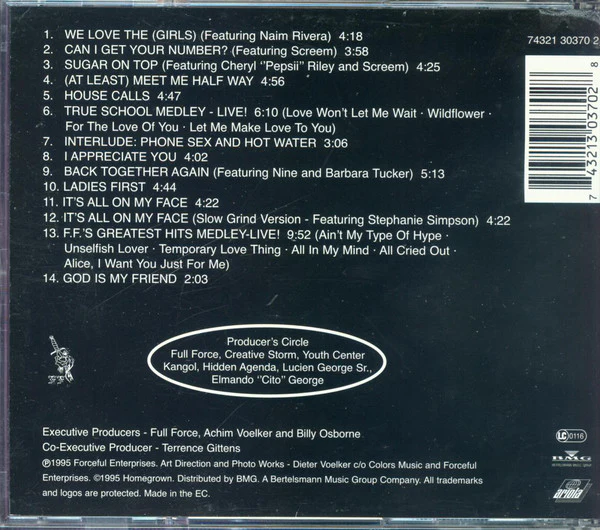 Full Force - Sugar On Top (CD, Album) - Image 3