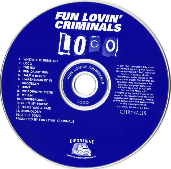 Fun Lovin' Criminals - Loco (CD, Album) - Image 3
