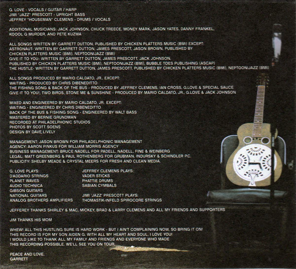 G. Love - The Hustle (CD, Album, Dig) - Image 4