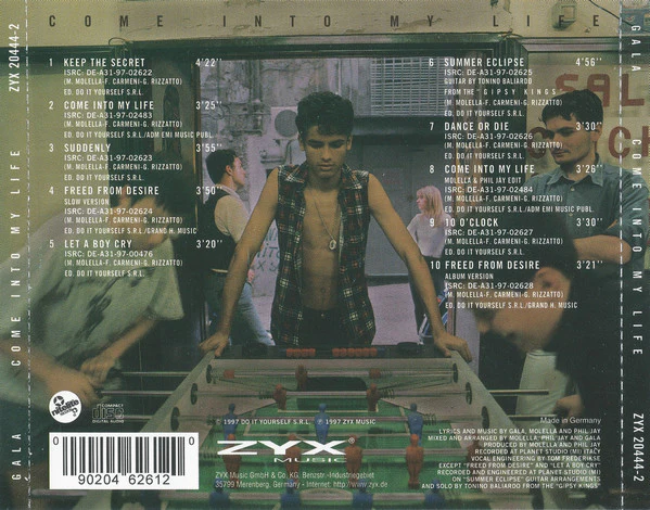 Gala - Come Into My Life (CD, Album) - Image 2