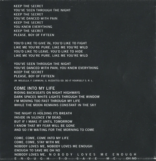 Gala - Come Into My Life (CD, Album) - Image 4