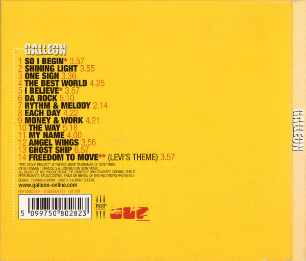 Galleon - Galleon (CD, Album, Dig) - Image 5