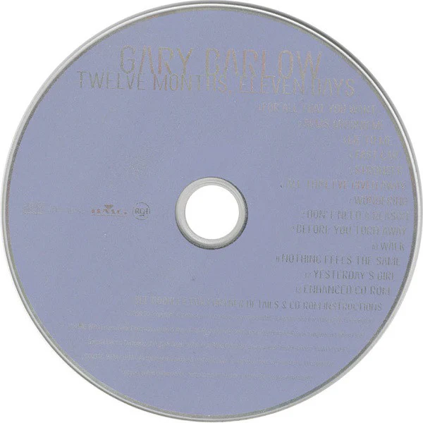 Gary Barlow - Twelve Months, Eleven Days (CD, Album, Enh) - Image 3