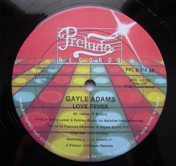Gayle Adams - Love Fever (12")