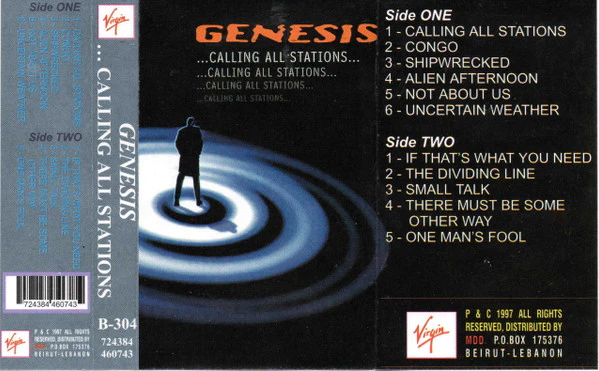Genesis - ...Calling All Stations... (Cass, Album) - Image 3