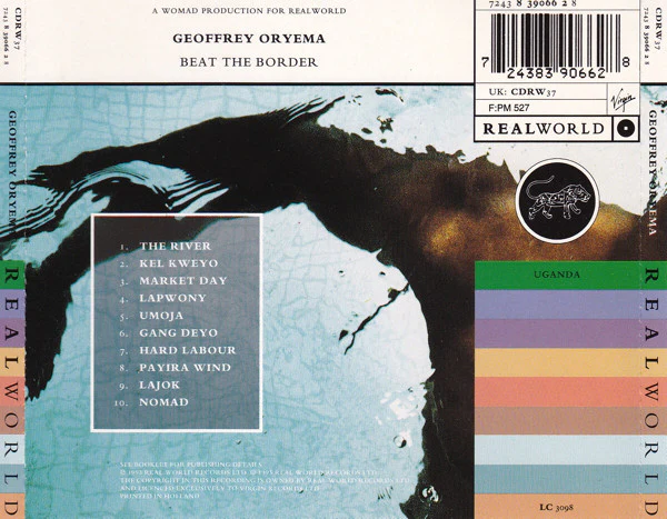 Geoffrey Oryema - Beat The Border (CD, Album) - Image 2