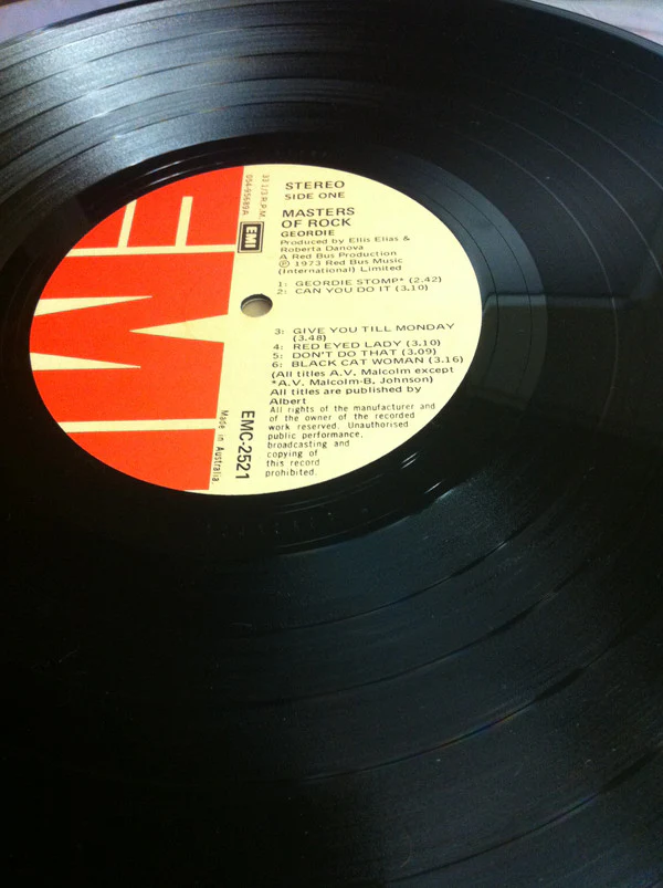 Geordie - Masters Of Rock (LP, Comp) - Image 5