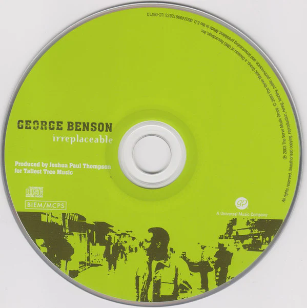 George Benson - Irreplaceable (CD, Album) - Image 3