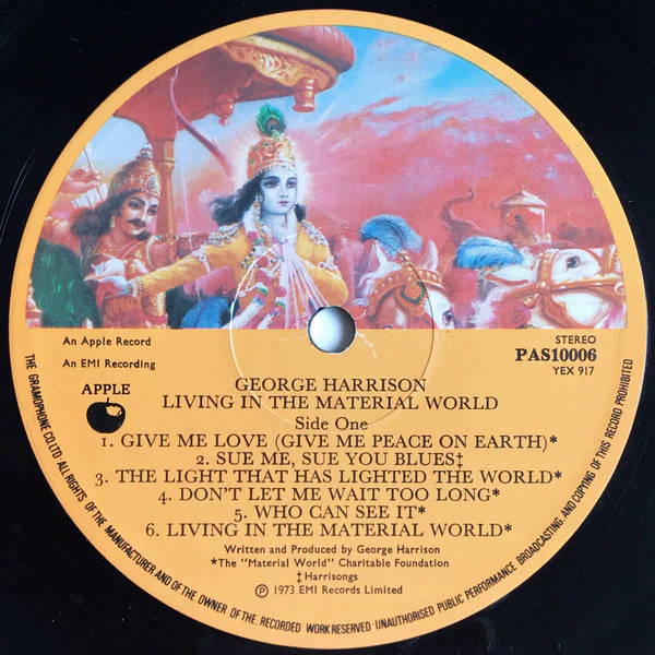 George Harrison - Living In The Material World (LP, Album, Gat) - Image 5