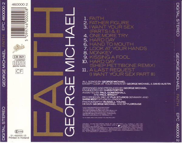 George Michael - Faith (CD, Album, DAD) - Image 3