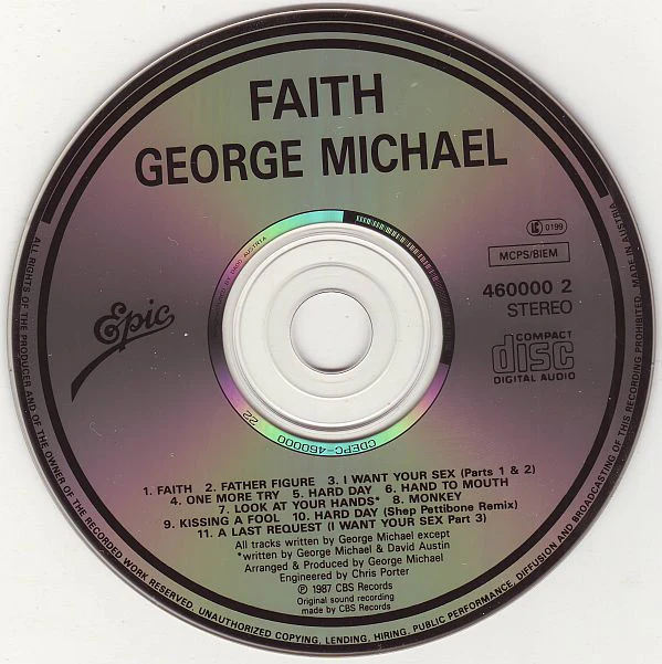 George Michael - Faith (CD, Album, DAD) - Image 4
