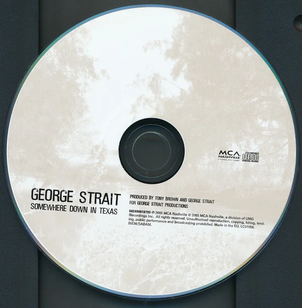 George Strait - Somewhere Down In Texas (CD, Album) - Image 3