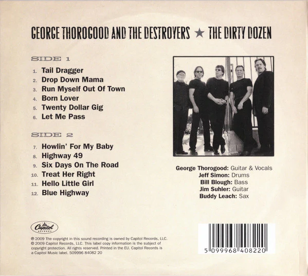 George Thorogood And The Destroyers* - The Dirty Dozen (CD, Album) - Image 4