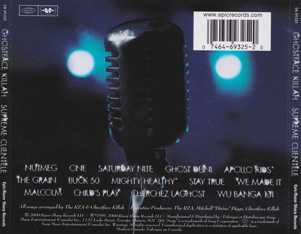 Ghostface Killah - Supreme Clientele (CD, Album) - Image 2