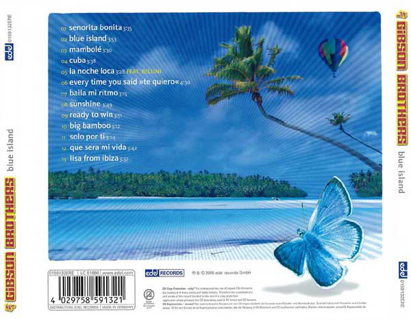 Gibson Brothers - Blue Island (CD, Album, Copy Prot.) - Image 2