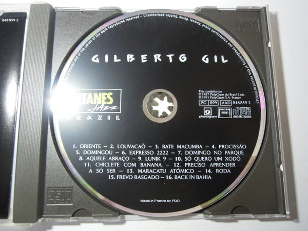 Gilberto Gil - Gilberto Gil (CD, Comp) - Image 4