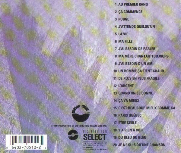 Ginette Reno - Ma Vie En Chansons (CD, Comp) - Image 2