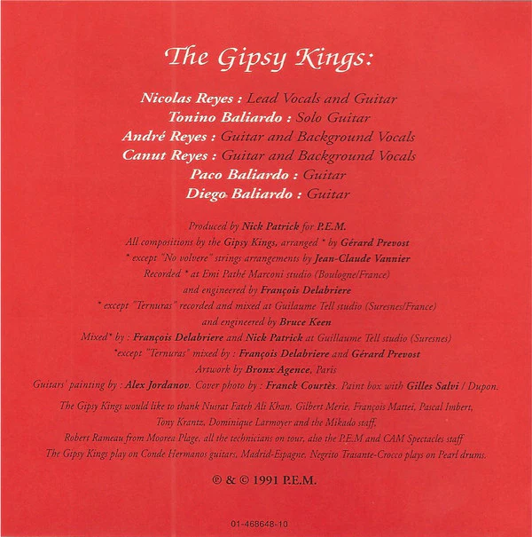 Gipsy Kings - Este Mundo (CD, Album, RP) - Image 2