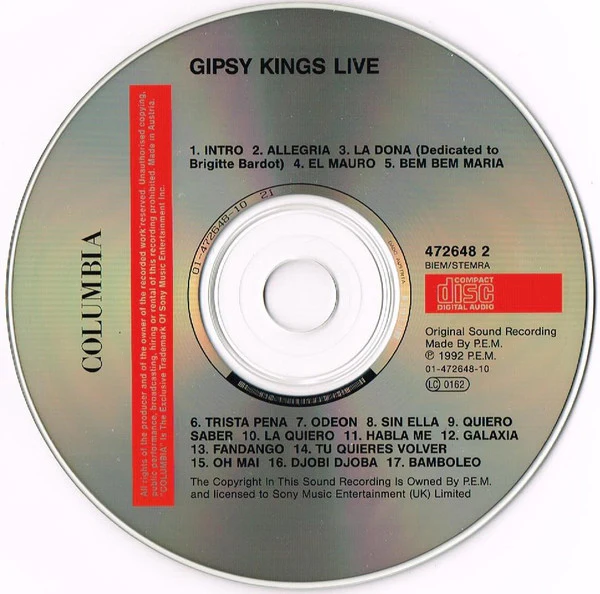 Gipsy Kings - Live (CD) - Image 3
