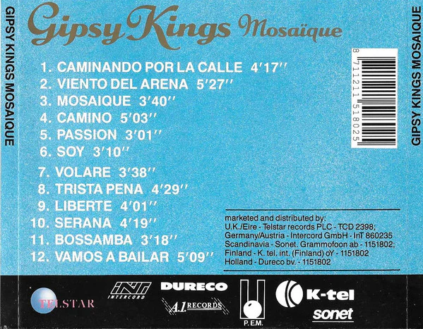 Gipsy Kings - Mosaïque (CD, Album) - Image 2